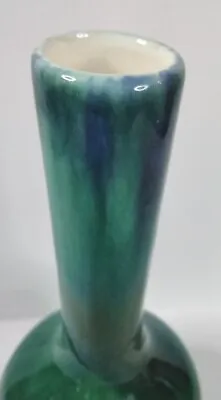 Buy Vintage Royal Haeger Pottery Vase Green Blue USA Mid Century Modern Bud Flower  • 28.30£