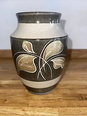 Buy Denby Vintage Vase Fresco Rise Pattern Stoneware Hight 7” Decorative Display • 13£