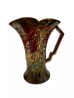 Buy Vintage Royal Bradwell Dover Arthur Wood Made In England Sylvan Jug Vase • 4.99£