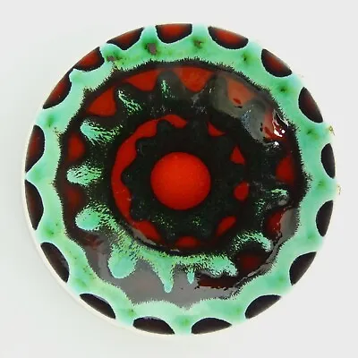 Buy POOLE DELPHIS ART POTTERY PIN TRAY No. 49 - SHIRLEY CAMPBELL C.1969 • 34£