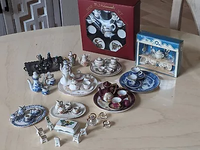 Buy Vintage Miniature Porcelain Tea Sets Antique - Entire Collection  • 72.04£