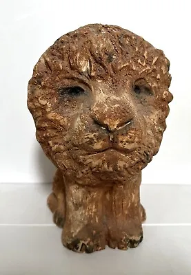 Buy Aldo Londi Bitossi Rare Scavo Glaze Series Rare Lion Sculpture Vintage • 288.22£