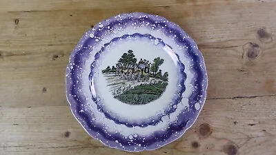 Buy Vintage Gray's Pottery Lustre 10.5  Plate - Coach And Horses • 7£