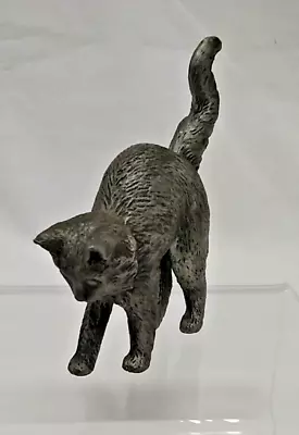 Buy Franklin Mint Curio Pewter Cat 1988 • 9.99£