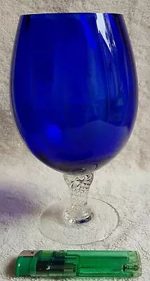 Buy Cobalt Blue Wine Glass • 4.99£