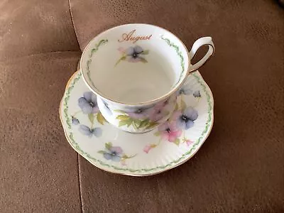Buy Queens China Cup And Saucer August • 4£