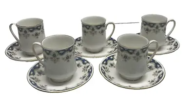 Buy Set Of 5 Paragon Bone China   Boniston  Cups With Saucers ( C22) • 20.89£