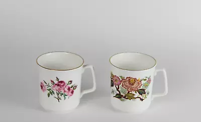 Buy X 2 Royal Grafton Bone China Mugs Cups Floral Design • 13.98£
