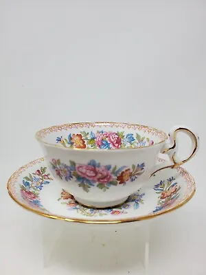 Buy Royal Grafton Fine Bone China Tea Cup And Saucer Floral  Regency  England  • 15.17£