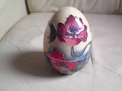 Buy Vintage Old Tupton Ware  Hand Painted Floral Egg. Trinket Box.13 CMS • 22.99£
