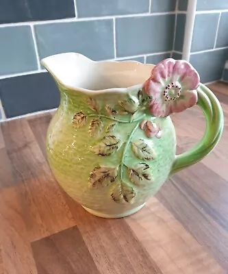 Buy Shorter & Son Staffordshire Pottery Handpainted Flower Jug • 10£