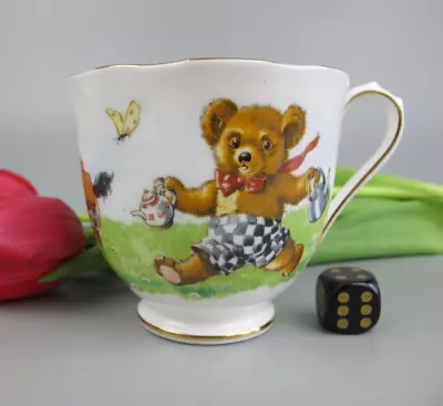 Buy Royal Albert Tea Cup  Teddy's Playtime  Bear. Vintage Bone China. No Sauser. • 8.99£