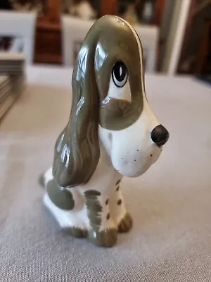 Buy Vintage Szeiler Studio Dog Brown And White Hound  With Long Ears 5  Tall • 16£