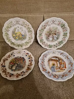 Buy Royal Doulton Brambly Hedge Four Seasons Complete Set Of 4 Plates  • 45£