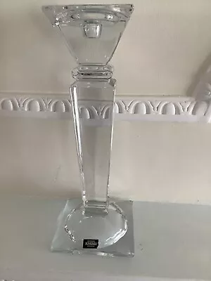 Buy Bohimia Czech 12 Inches Tall Crystal Glass Candlestick  • 18£