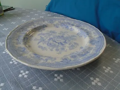 Buy Staffordshire Asiatic Pheasants Blue Dinner Plate By W & L, 24cm Diameter • 4£