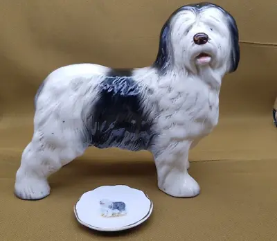 Buy Vintage Ceramic Old English Sheepdog, Melba Ware 1960's Dulux DOG, 19.5 Cm • 17.50£