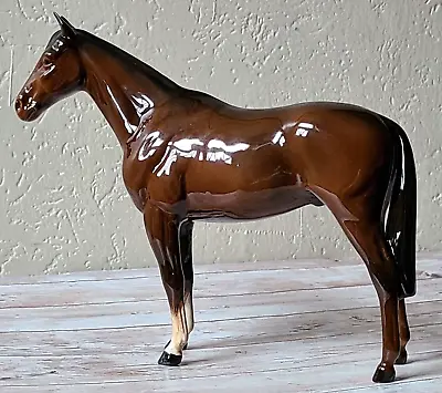 Buy Beswick The Queens Horse 'Imperial'  Bay Brown Gloss Beautiful And Rare No. 1557 • 54.99£