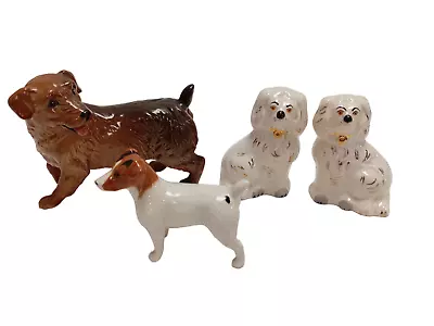 Buy Vintage Beswick Pottery England Dogs Bundle X4 Figurine Two 1378-7 Home Deco  • 9.99£