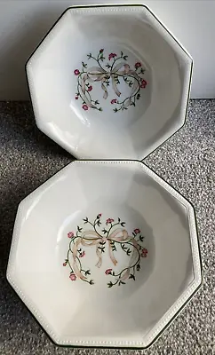 Buy Eternal Beau 2x Cereal Bowls Johnson Brothers Vintage English Pottery 7  Or 17cm • 10.99£