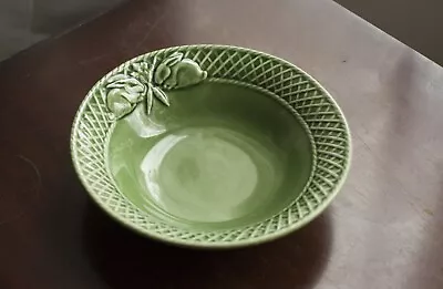 Buy Zrike Portugal, Briar Patch Green Pottery, Rabbit Easter Bunny Salad Plate, Frui • 24£
