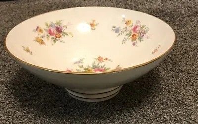 Buy Minton Bone China, MARLOW BOWL EGG SHELL OUTER FLORAL ON WHITE BOWL  NEW • 15£