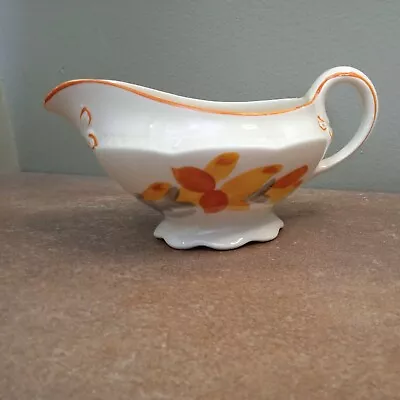 Buy Vintage, Woods Ivory Ware, Art Deco Hand Painted Gravy Or Sauce Boat • 5.95£
