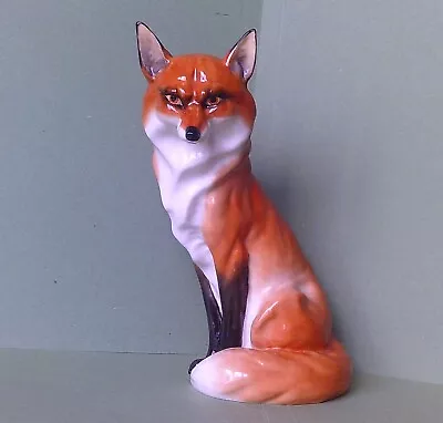Buy ROYAL WORCESTER SEATED FOX FIGURE No 2993 - HEIGHT 19CM - VERY GOOD CONDITION • 59.99£