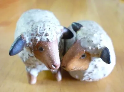 Buy Two Stoneware Sheep From Animal Friends Cornwall. ( Mousehole Pottery) +2 • 19£