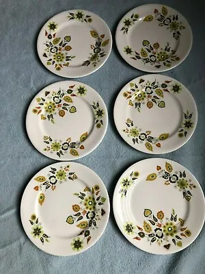 Buy Queen Anne Bone China Parisienne Pattern. Tea Plates X 6 • 18£