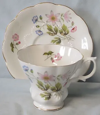 Buy Royal Albert Cup And Saucer Spring Flowers Embossed Shells? • 16.14£