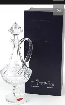 Buy Cristalleries De Lorraine Ludovic Claret Wine Decanter Crystal Glass Jug • 25£