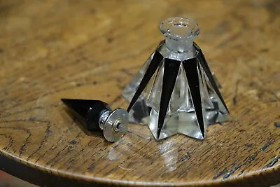 Buy Art Deco Karl Palda Bohemian Czech Art Glass Perfume Bottle With Stopper • 95£