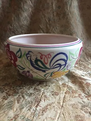 Buy Vintage Poole Pottery Bowl Hand Painted & Signed 17 Cm Diameter • 30£