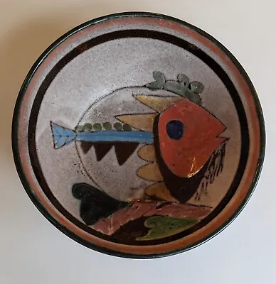 Buy Vintage Portuguese Casa Algarve Porches Pottery Fish Bowl Picasso Influence • 19.99£