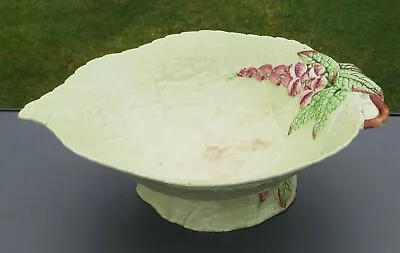 Buy Carlton Ware Art Deco Foxglove Footed Leaf Bowl / Dish - As Found - Shape 1879 • 6.49£