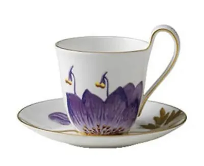 Buy Royal Copenhagen Flora High Handle Cup And Saucer Pansy 27 Cl - BRAND NEW • 113.85£