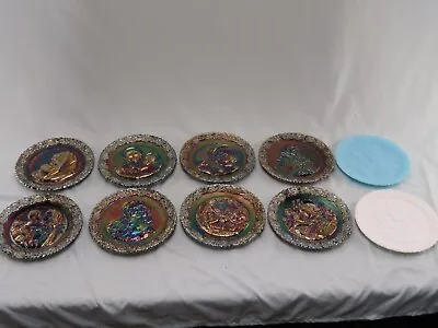 Buy 1970s Fenton Annual Mothers Day 7.5  Commemorative Plates Carnival Glass & More • 6.61£