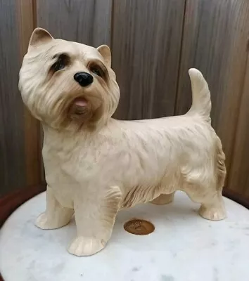 Buy Vintage West Highland Terrier Westie Dog Textured Ceramic Figurine British Made  • 16.99£
