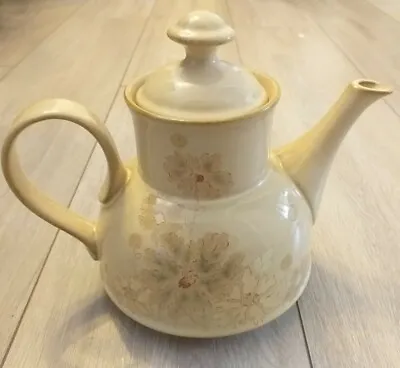Buy Vintage Denby SANDALWOOD Fine Stoneware 2pt Teapot. Made In England #g22 • 10£