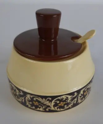 Buy Vintage Rare Carlton Ware Lidded Preserve Pot With Spoon • 9.99£