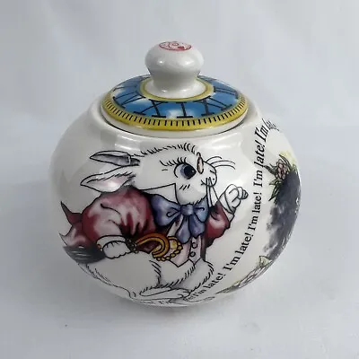 Buy Paul Cardew Alice In Wonderland Tea Party White Rabbit Porcelain Sugar Bowl  • 16.15£