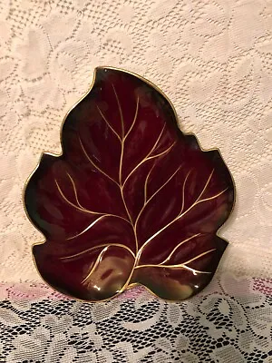 Buy Carlton Ware Rouge Royale Leaf Plate Tray   B3 • 17.04£