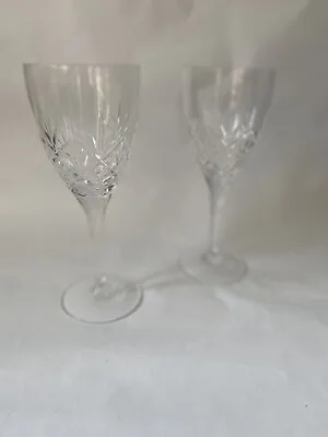 Buy Set Of 2 Vintage Crystal Wine Glasses Edinburgh Crystal • 12.99£