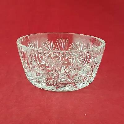 Buy Vintage Brilliant Cut Glass Crystal Bowl -  7827 OA • 45£