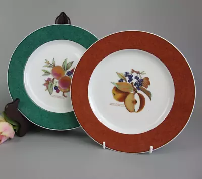Buy Royal Worcester Evesham Plates X 2: Salad / Starter. Red Green. Vintage China 8  • 15.99£