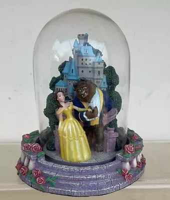 Buy Disney Resin/Hard Plastic Figurine With Glass Dome - Beauty & The Beast • 8.99£