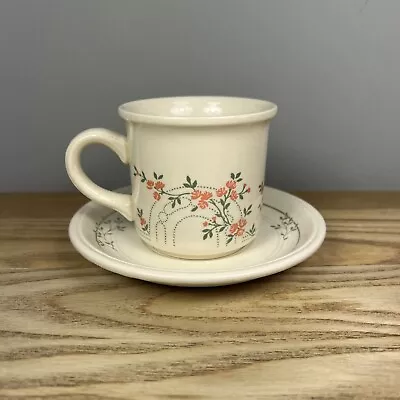 Buy Vintage Biltons Rose Trellis Cup And Saucer Beige Green Pink Made In England 80s • 3.49£