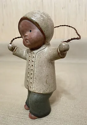 Buy Vintage MCM Ceramic Stoneware Art Pottery Boy Jump Rope Figurine 6” EUC • 16.59£
