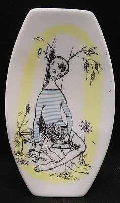Buy Retro Foley Bone China  April  Dish Designed And Signed By Maureen Tanner • 20.23£
